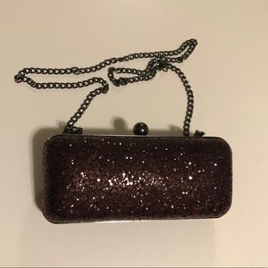 Purple Sparkle Clutch